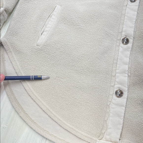 Free People Ruby Jacket Stone Color Button-Up Jacket Sz S - Picture 10 of 14